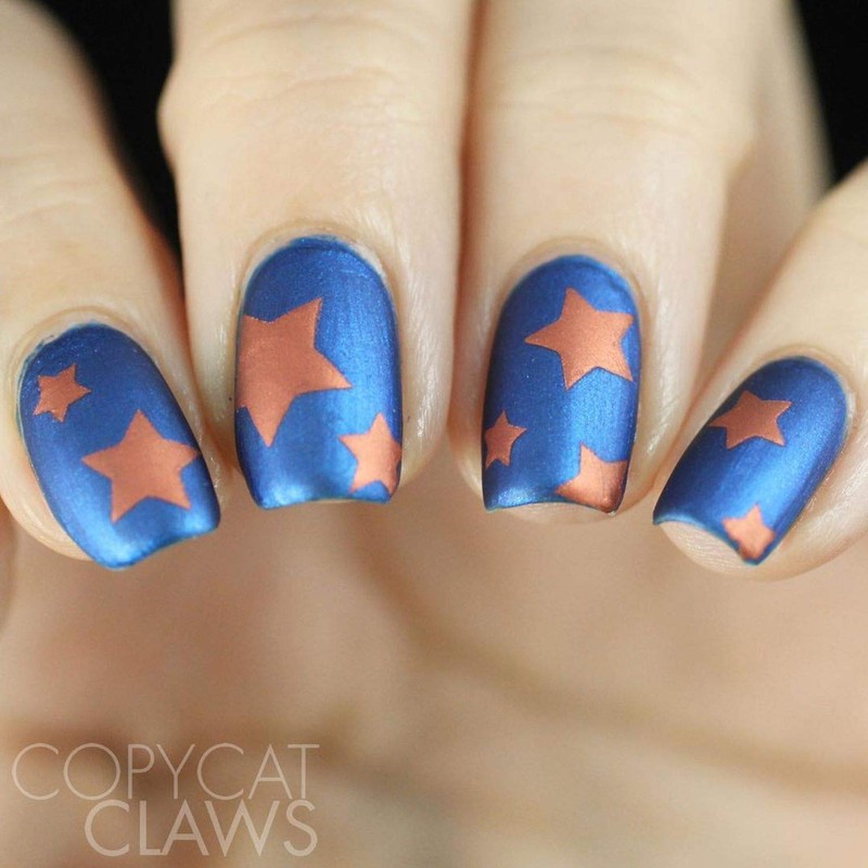 Whats Up Nails - Northern Star Vinyl Stencils for Christmas