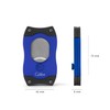 Colibri S-Cut EZ Cigar Cutter - Blue - Spring Release