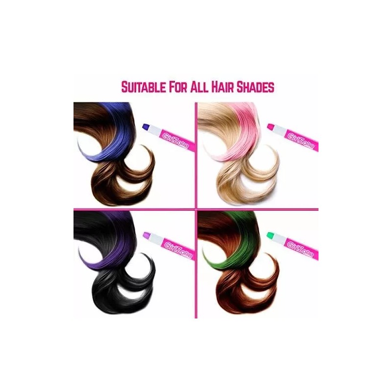 GirlZone Tinte Temporal Girlzone De Cabello Para Niñas