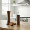 Amestar 2 Pack Acacia Wooden Salt and Pepper Grinder Set,
