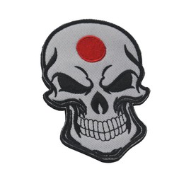 Phoenix Ikki Skull Skull Skull World Flag Emblem Tactical Military Embroidered Patch Patch Armband Crest Applique Decoration Velcro Compatible Japan Japan