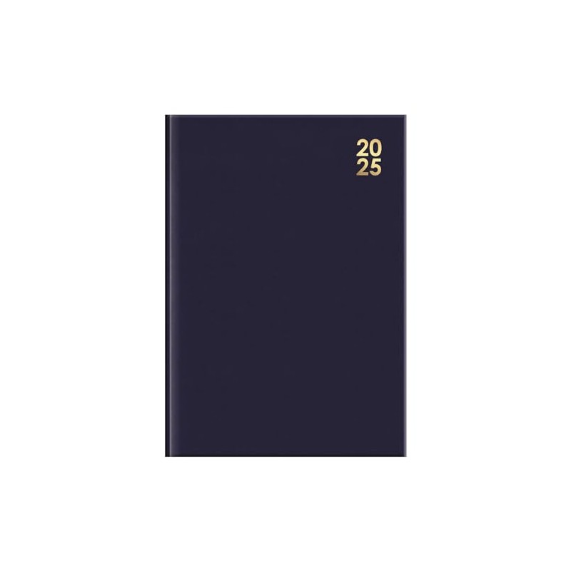 2025 Navy A4 Hardcover Diary Week to View Desk Home