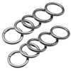 FLONSA 10Pack Key Ring, keychain clip, Round Carabiner Clips for