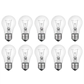 NCC-Licht Pack of 10 Standard Clear Bulb E27 100 W Warm White Dimmable 230 V