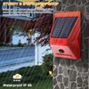 ChunHee Solar Motion Sensor Alarm Outdoor,Solar Alarm Motion Detector with