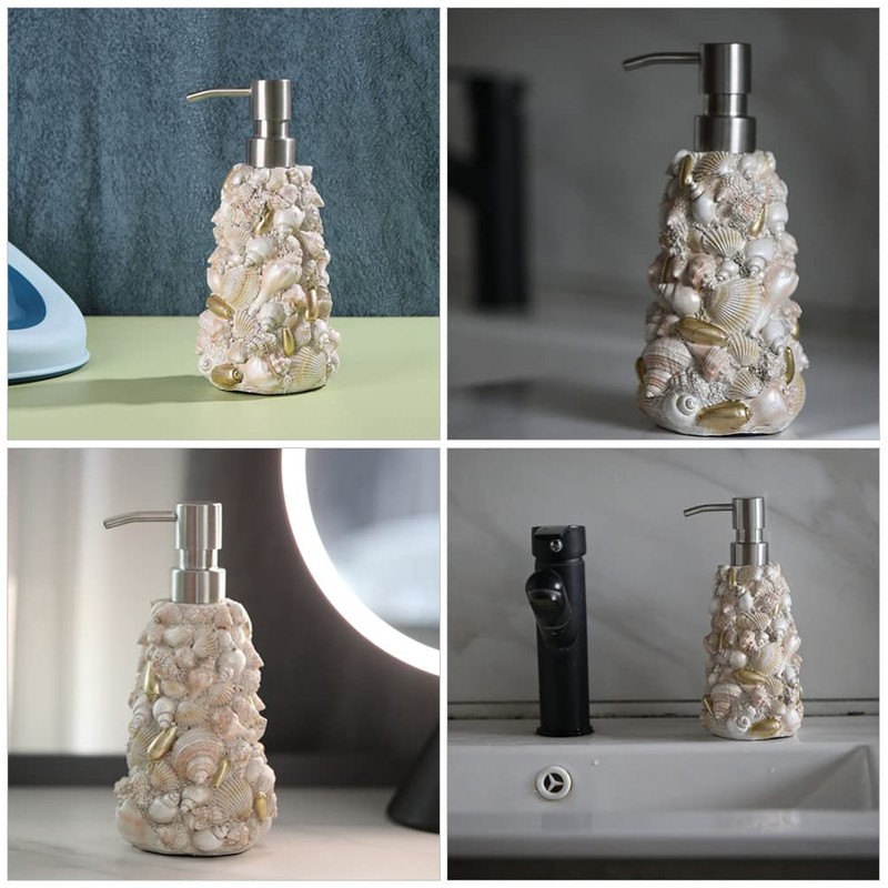 LIFKOME Travel Sub Bottle Pump Dispenser Refillable Soap Dispenser for