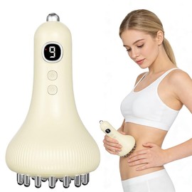 Umllpet Electric Massager 9 Levels with Red Light and Magnetic Beads