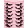 Luxury 3D Faux Mink Half Eyelashes – 10 Pairs, Reusable