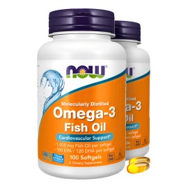 Kit 2 Omega 3 1000mg | 180 Epa /120 Dha | 100 Caps Gel Sin Sabor