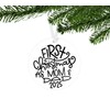 First Christmas One Sided Ornaments (Mom & Dad)
