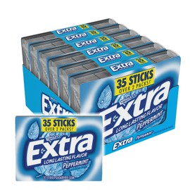Gum Peppermint Sugarfree Chewing Gum Mega Pack, 35 Sticks (Pack of 6) (2 Pack)