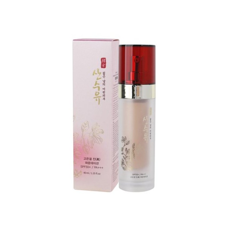 Sansuyu 산수유 고은결 진 파운데이션 23호 내추럴 베이지 40ml Sansuyu