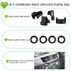2PCS A/C Condenser Hard Line Lock Clamp Clip 88718-1E150 Fit