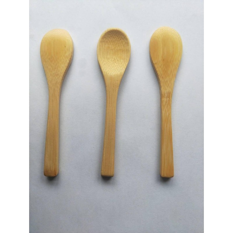 Generic 10 PCS Wooden Spoon for Soup, Coffee, Honey (Yellow,