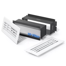 ALORAIR Wall Return Air Pathway Kit with Filter (12"x 4" Retrofit), AIRRP 1204