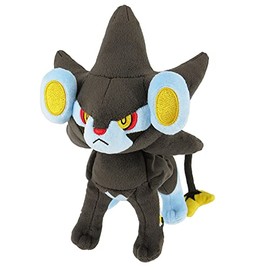 Sanei Boeki PP209 Pokémon All Star Collection Plush Toy, Luxray, Size S, W 5.9 x D 6.9 x H 9.3 in (15 × 17.5 × 23.5 cm)