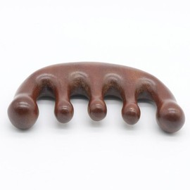 Altipia Wood Day Lacquered Solid Wood Gua Sha Massager Half Moon / 우드데이 옻칠 원목 괄사 마사지기 반달