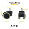 YIOVVOM Wheels for Office Chair, 11mm Universal Rollering Office Chair
