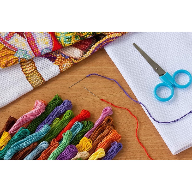 Funcrostitch - Kit de punto de cruz, diseño impreso de