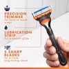 Gillette Fusion5 Razors for Men, 1 Razor, 4 Blade Refills,