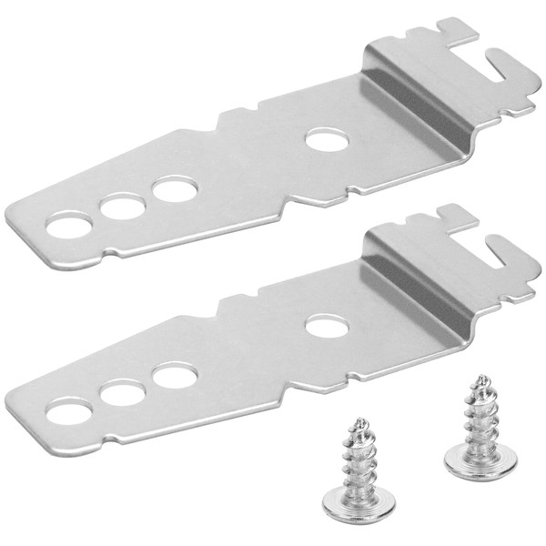 2 Pack 8269145 Dishwasher Mounting Bracket Replacement Parts with Screws Exact Fit for Kenmore Whirlpool KitchenAid Dishwasher, Replaces 8269145 WP8269145VP