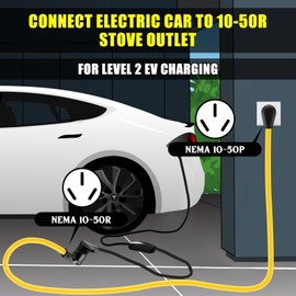 Relaxweex 15ft 10-50 50Amp Extension Cord Compatible with NEMA 10-50 Male Plug to 10-50 Female Receptacle, 50 A 3 Prong Electric Range Oven Stove Extension Power Cord, STW 8 AWG/3C Gauge, 250V, 12500W
