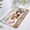 ZZYSKS Farmhouse Cow Bath Mat Funny Rustic Cattle Western Farm