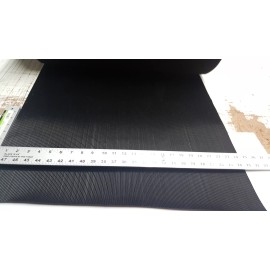 ALL ABOUT RUBBER RIB RUBBER MATTING BLACK 24" WIDE