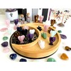 XIANNVXI 2Pcs 2" Crystal Angel Elephant Statue Healing Crystals Amethyst