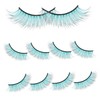 Baluue 10pcs Graduated False Eyelashes Lashes for Makeup Bulk Lashes