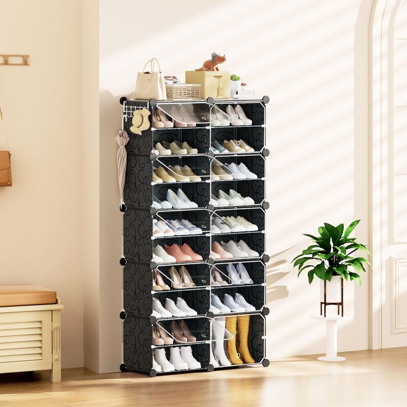 10-Tier Portable Shoe Rack Organizer for Closet Entryway 40 Pairs