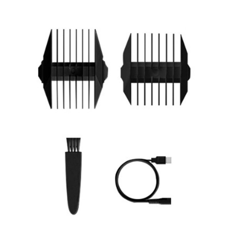 Mens Hair Clipper Waterproof Detachable USB Charge Low Noise Cordless