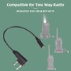 Retevis TCK01 2-Pin to 3.5mm Audio Adapter for Walkie Talkies,