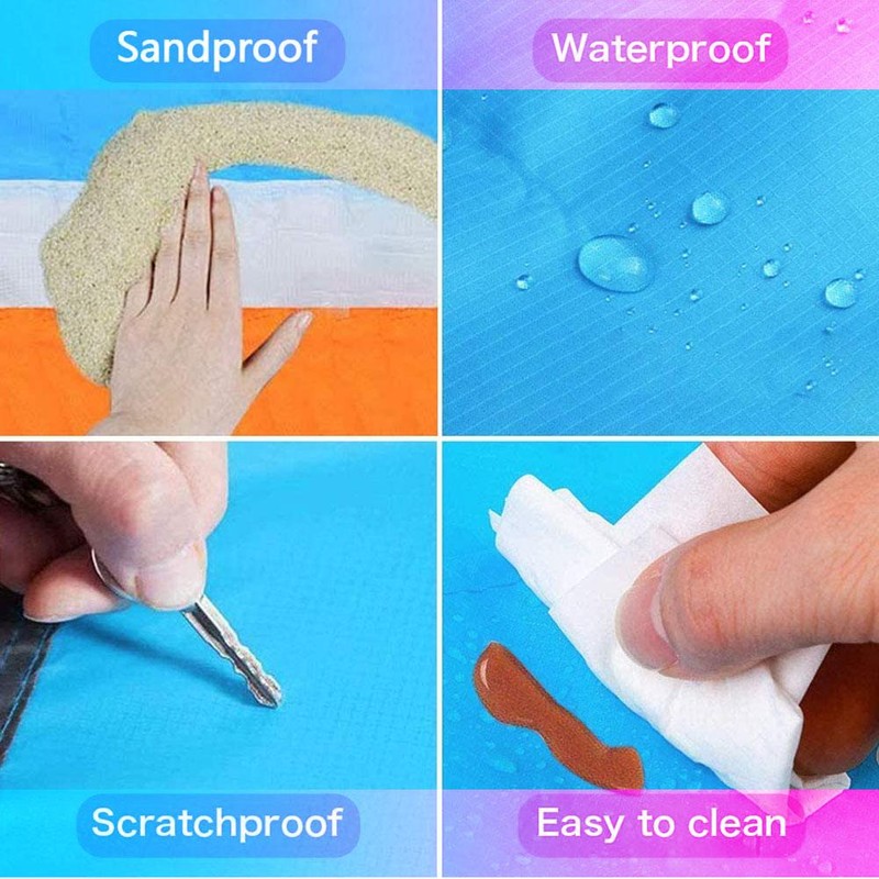 Beach Blanket Large Size 86.7 in * 70.9 in Outdoor