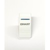 Southern Marine Euro Rocker Switch Cover, White with Blue Lens.