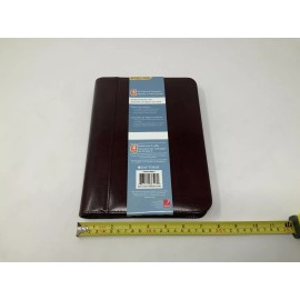 Day-Timer Wire-Bound Leather Organizer System Agenda Burgundy #D68517