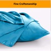 My home store Teal Blue Satin Pillowcase 2 Pack -