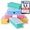 Walfinus Premium XXL Set of 8 Scratch-Free Washing Up Sponges,