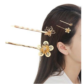 Herbeluemily Hair Clip, Bangs, Hair Clip, Bijou, Bangs Pin, Hair Ornament, Cute, Set of 2, Flower