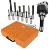 WFLNHB 12Pcs Set 3 Boring Head R8 Shank 3/4 Carbide