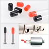 sourcing map 2pcs Rubber End Caps 65mm ID Vinyl Round
