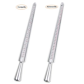 Ring Sizer UK Metal Measurement Scales Kit Tools for Measuring Rings Diameters for Jewelry Measurement Adults Children Sizer (1Set Silver Ring Sizer kits)