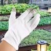 Healvian Garden Gloves Touch Screen Cotton Gloves Thin for Sleeping
