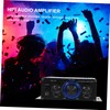 Mipcase 1pc Mini Digital Stereo Amplifier Portable HiFi Wireless Audio