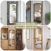 Dexspoeny Over-The-Door Mirror Hanger, Adjustable 13.6 in Door Mirror Hanger