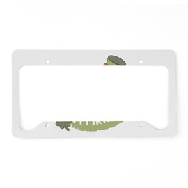 CafePress Kiss Me I'm Irish Aluminum License Plate Frame, License Tag Holder