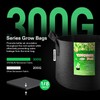 VIVOSUN 5-Pack 10 Gallon Plant Grow Bags, Heavy Duty Thickened