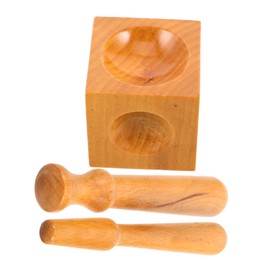 Gadpiparty 1 Set Wooden Dapping Cube Multi Functional Doming Punch Tool for DIY Jewelry Making Durable Wood Squares for Crafts for Shaping and Easy to Use