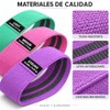 Bandas de Resistencia para Ejercicio, Set de 3 de Tela
