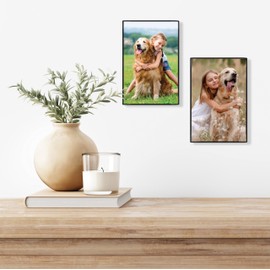 Snap - 4"x6" Black Front Loading - Narrow Wall Photo Frame - Perfect for Showcasing Memories in Style - Versatile and Durable Design for Home or Office Décor - Rectangular Wall Mount - Set of 12